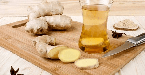 Ginger tea for potential